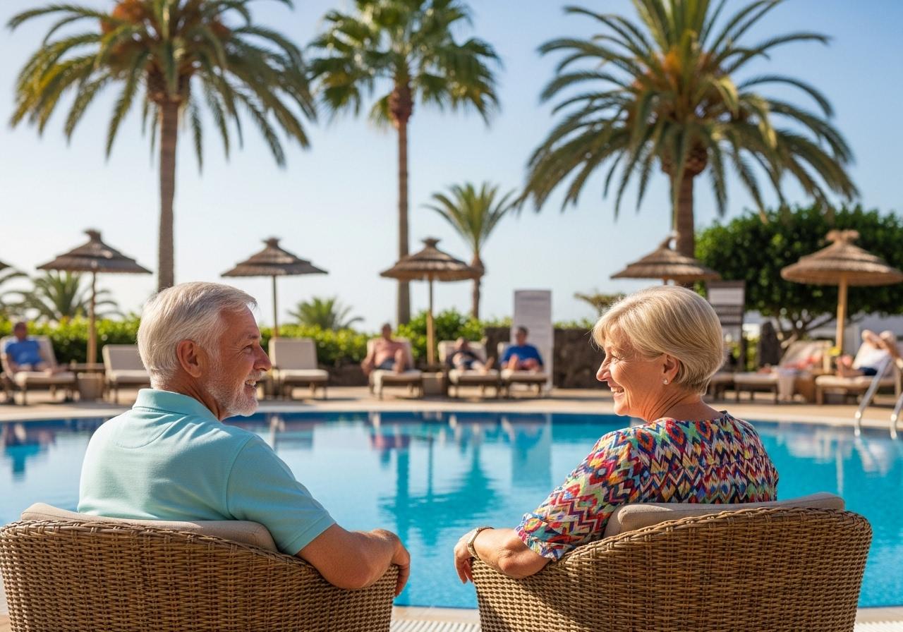 Illustration pour réveillon pour célibataires seniors